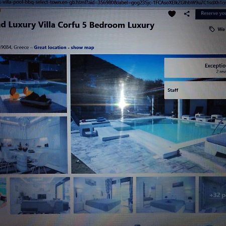 Diamond Luxury Villa Corfu Kato Spilaion Exterior photo
